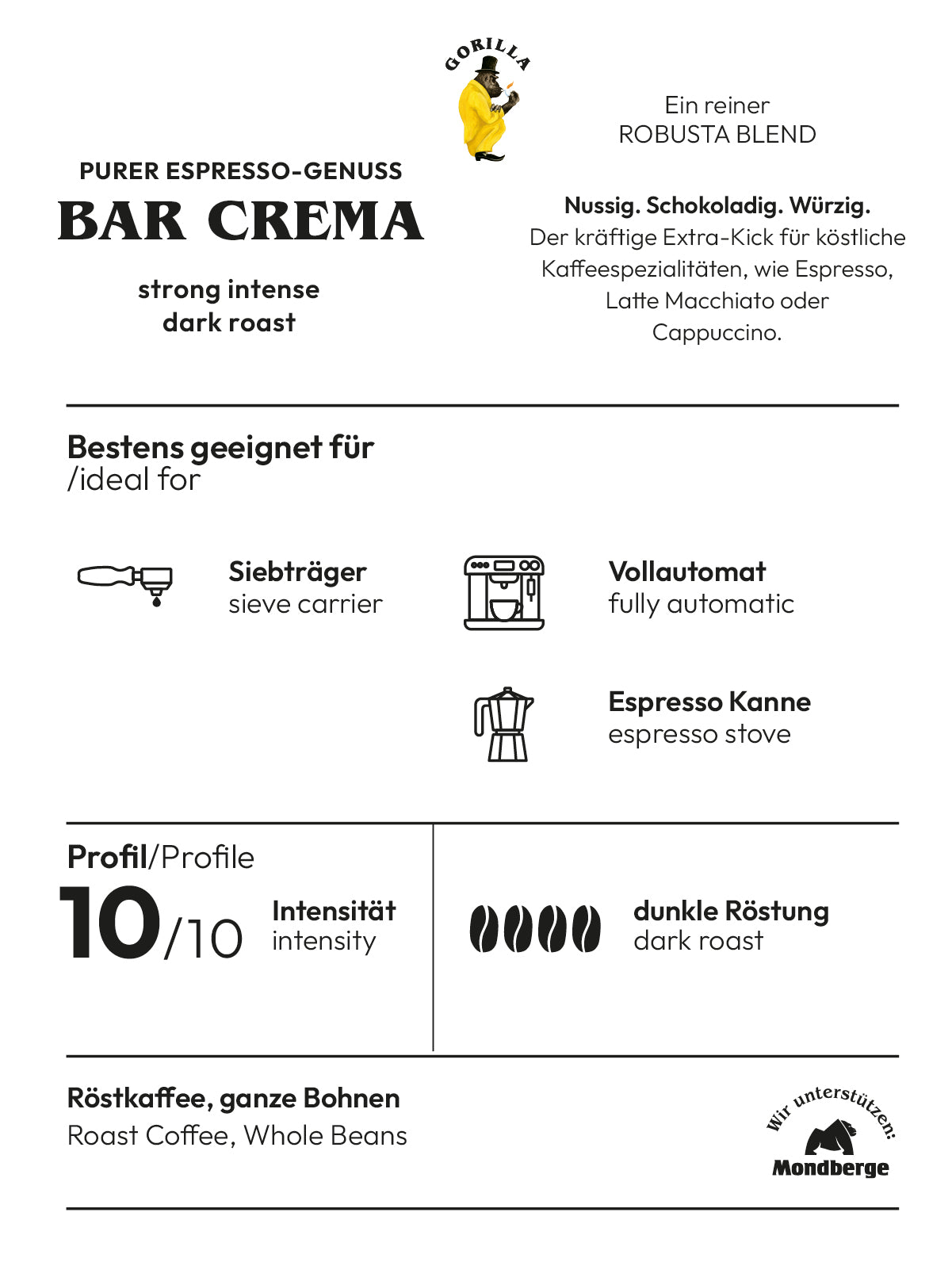 Espresso Bar Crema (silber)